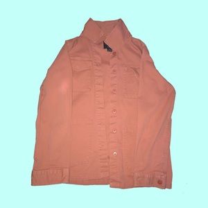 Soft Pastel Pink Oversized Jacket